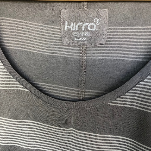 Kirra by PacSun Striped Scoop Neck T-Shirt Size S - Picture 3 of 6